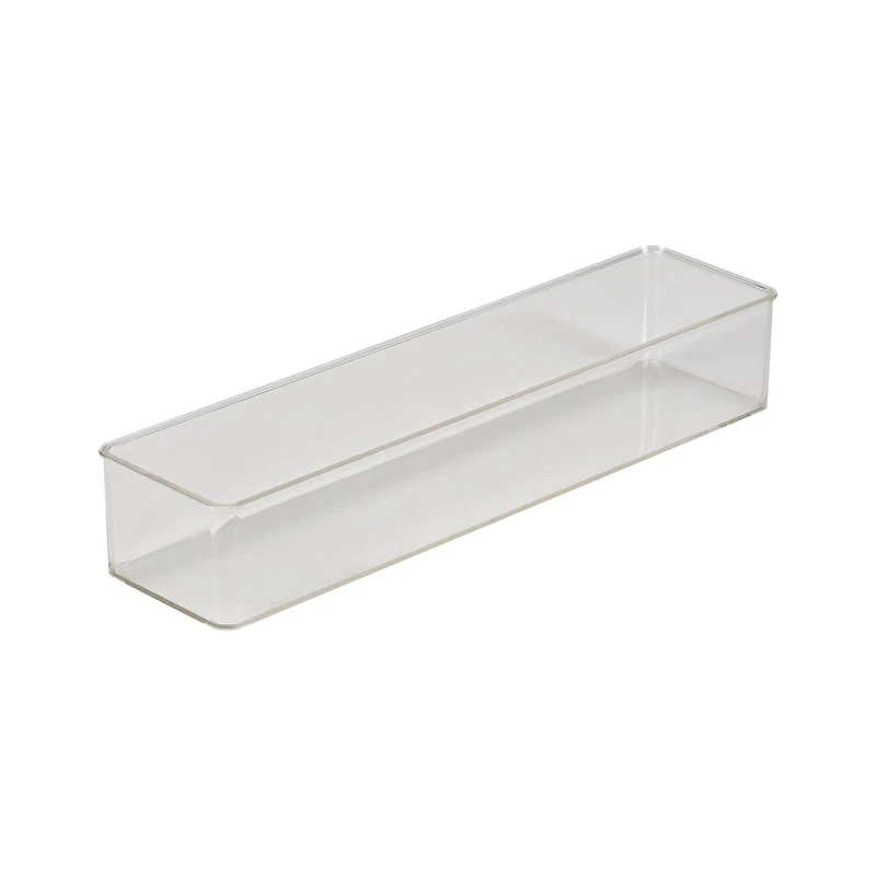 Simplify Long Narrow Clear Drawer Organizer