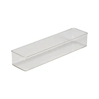 Simplify Long Narrow Clear Drawer Organizer
