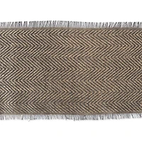 DII® 72" Mineral Chevron Burlap Table Runner
