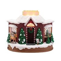 8" Animated & Musical LED Santa's Workshop