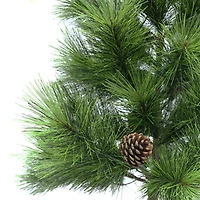 3.5ft. Pre-Lit Potted Artificial Christmas Tree, Clear Lights