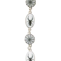 12 Packs: 7 ct. (84 total) Rhodium Spider Print Metal Charms by Bead Landing™