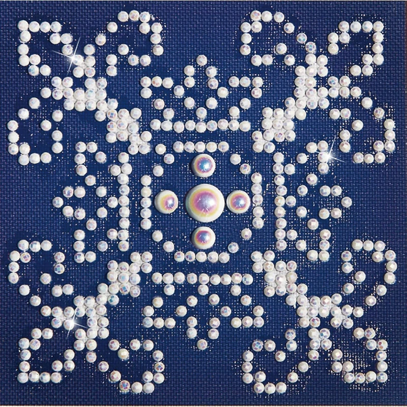 Diamond Dotz® Beginner White on Blue Diamond Facet Art Kit