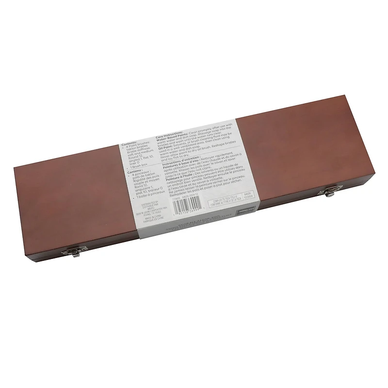 Wooden Box Brush Set by Artist's Loft™