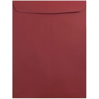 JAM Paper 9" x 12" Dark Red Open End Catalog Premium Envelopes