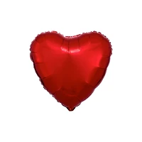 17" Metallic Heart Foil Balloon