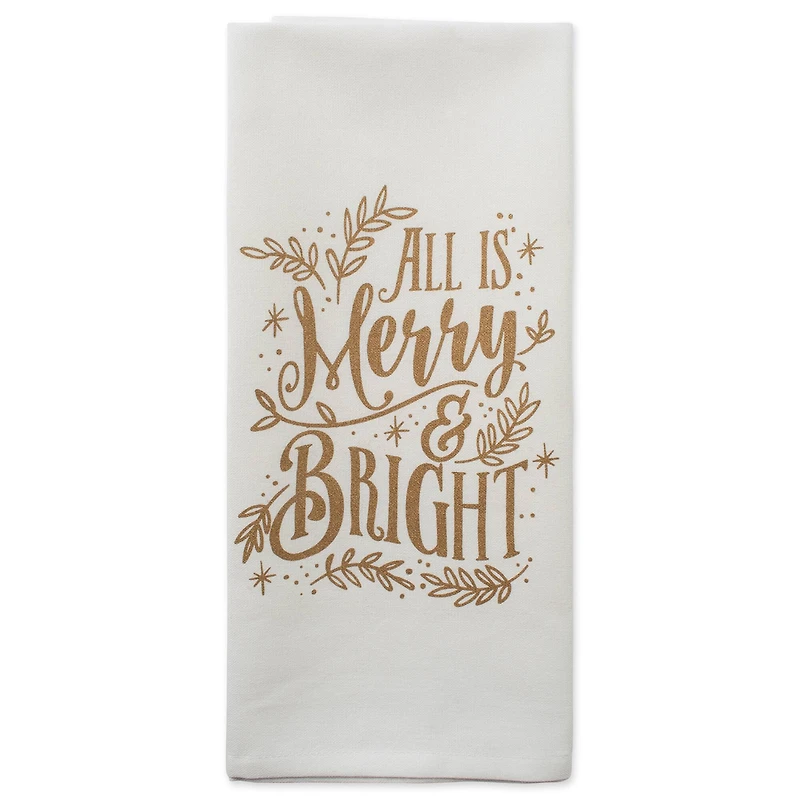 DII® Assorted Merry & Bright Christmas Dishtowel Set