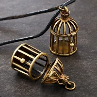 Found Objects Bird Cage Charms by Bead Landing™, 28mm