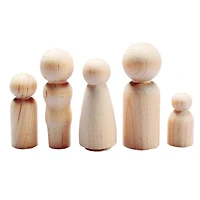 Hygloss® Wooden Peg People, 40ct.