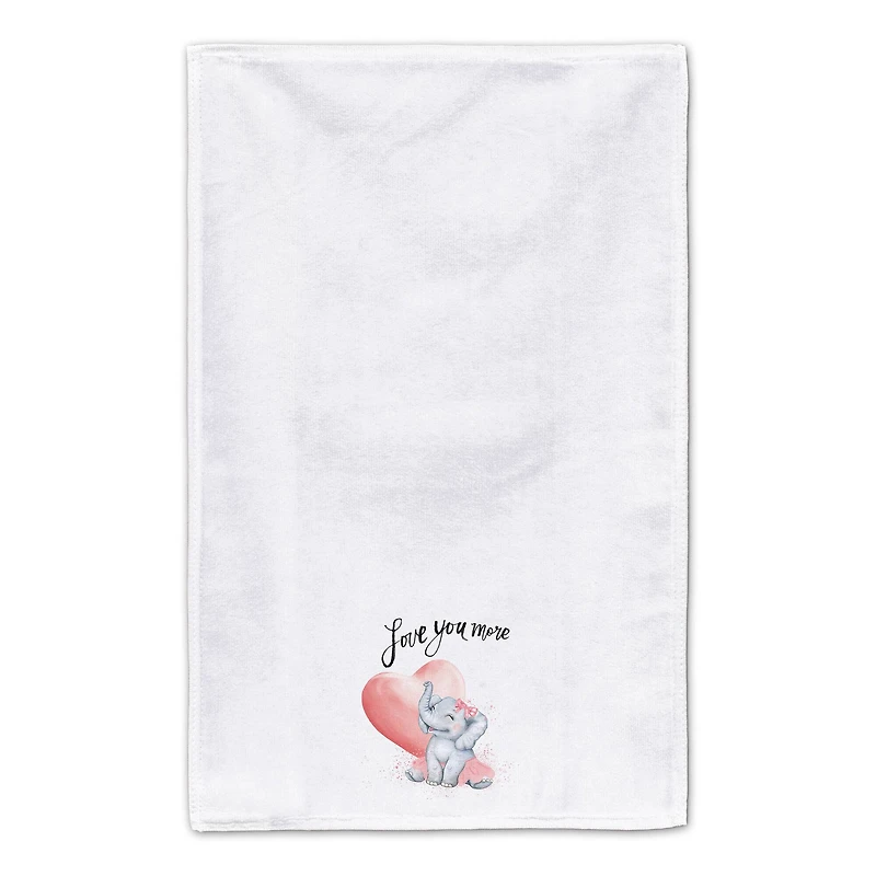 Love You More 16" x 25" Tea Towel - Set of 2