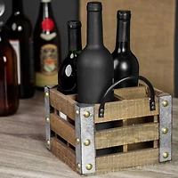 5.5" Wooden Tabletop Wine Rack