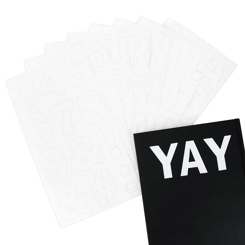 White Alphabet Stickers by Recollections™