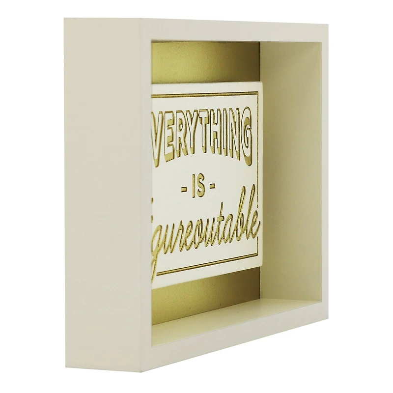 7" Everything is Figureoutable Tabletop Sign by Ashland®