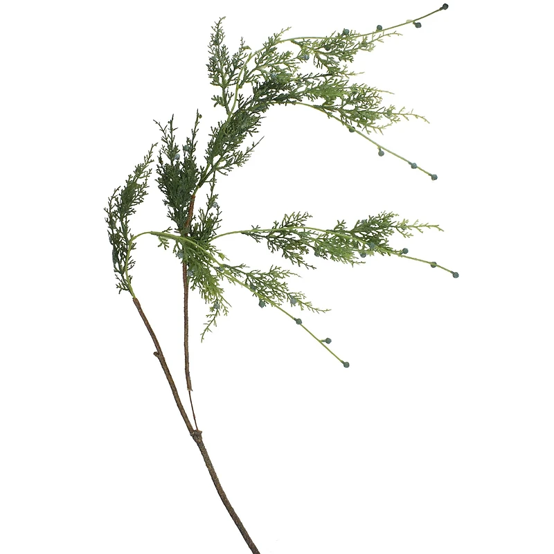 Green Artificial Cypress Hanging Spray