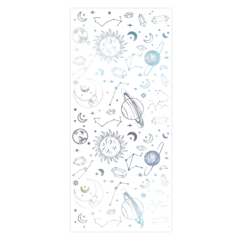 11.25" x 5" Iridescent Celestials Cold Transfer Sticker Wrap by Recollections™