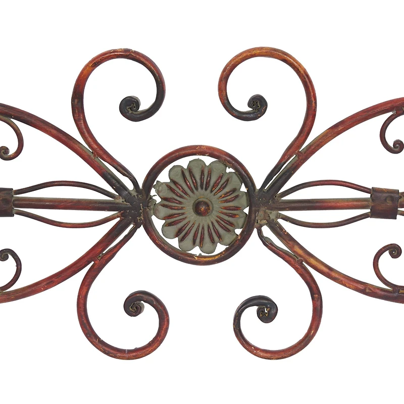 54" Brown Metal Rustic Wall Décor