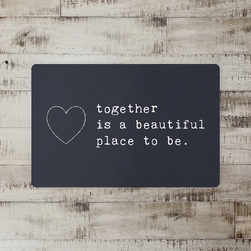 18" x 27" Together Favorite Place to Be Floor Mat