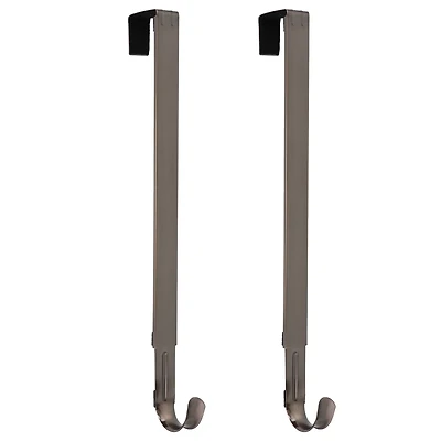 Haute Decor Adapt™ Brushed Nickel Adjustable Wreath Hanger, 2ct.