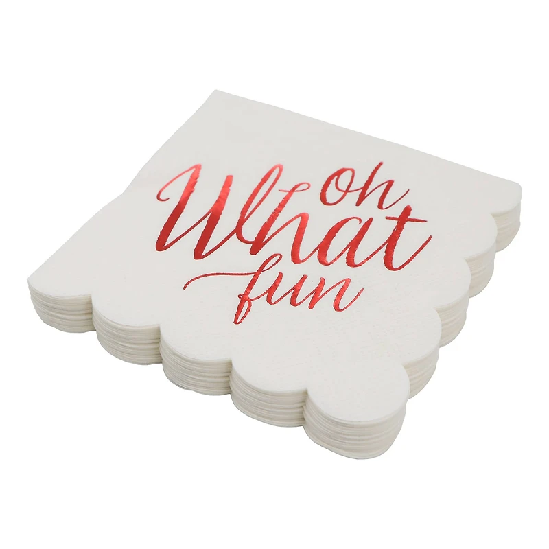 Oh What Fun Beverage Napkins, 20ct. by Celebrate It™