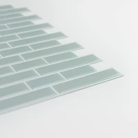 InHome Sea Glass Peel & Stick Backsplash Tiles