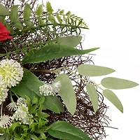 24" Americana Mixed Floral Wreath