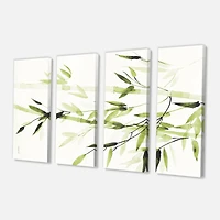Designart - Simplist Bamboo Leaves II