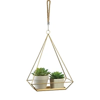 15" Hanging Plant Holder with Rectangle Base