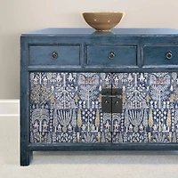 RoomMates Blue Persian Ikat Peel & Stick Wallpaper