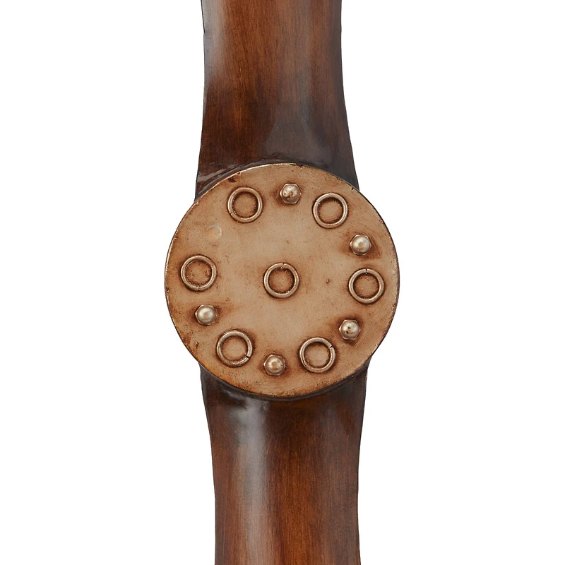 Brown Industrial Wall Decor, 5" x 2" x 56"