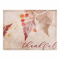Thankful Poly Twill Placemat