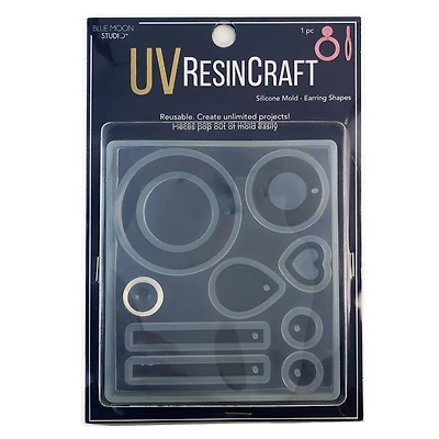 Blue Moon Studio™ UV Resin Craft Earring Shapes Mold