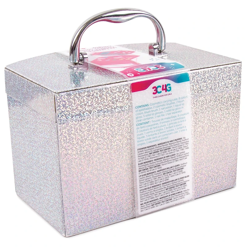 Make It Real™ 3C4G Let's Sparkle Cosmetic Case Set