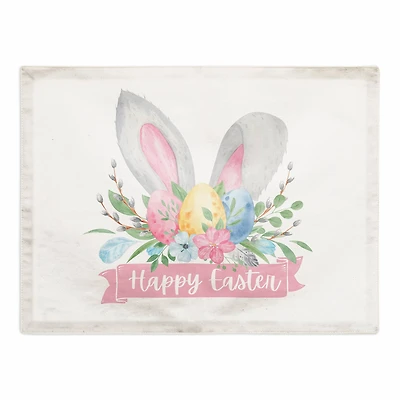 Happy Easter Banner 14" x 18" Poly Twill Placemat