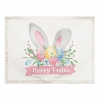 Happy Easter Banner 14" x 18" Poly Twill Placemat