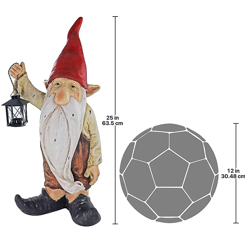 2ft. Wheezer, Santa's Keeper of the Light Holiday Gnome Statue