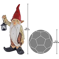2ft. Wheezer, Santa's Keeper of the Light Holiday Gnome Statue