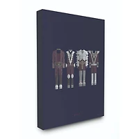 Stupell Industries Kiss Fashion Design Canvas Wall Art