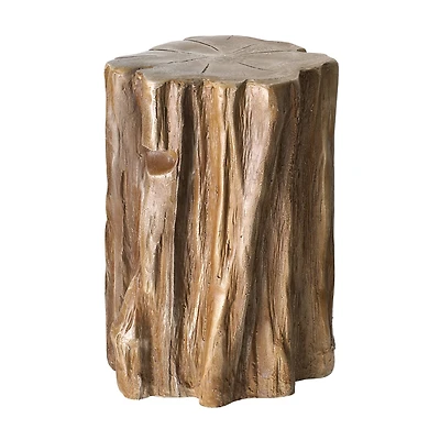 American Art Décor™ 20" Rustic Tree Stump Trunk Accent Stool Side End Table