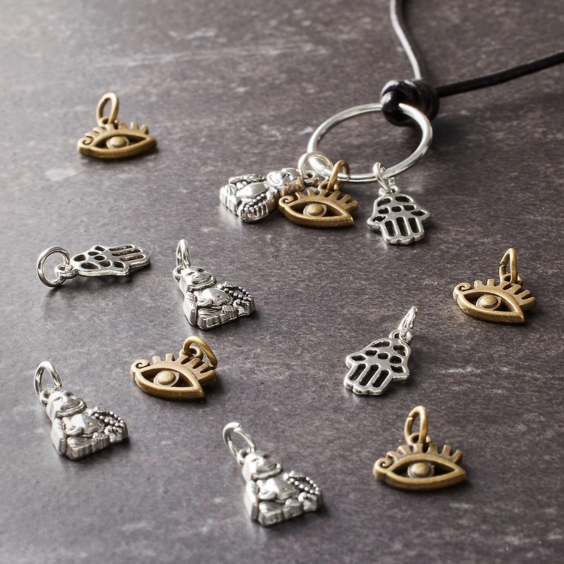 12 Packs: 24 ct. (288 total) Amulet Charms by Bead Landing™