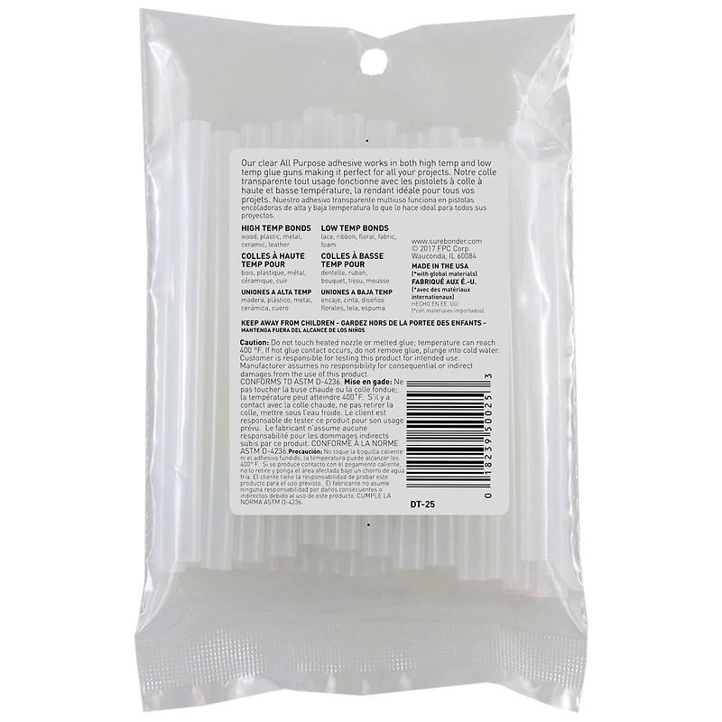 Surebonder® Clear Stik™ Mini Size™ Glue Sticks, 25ct.