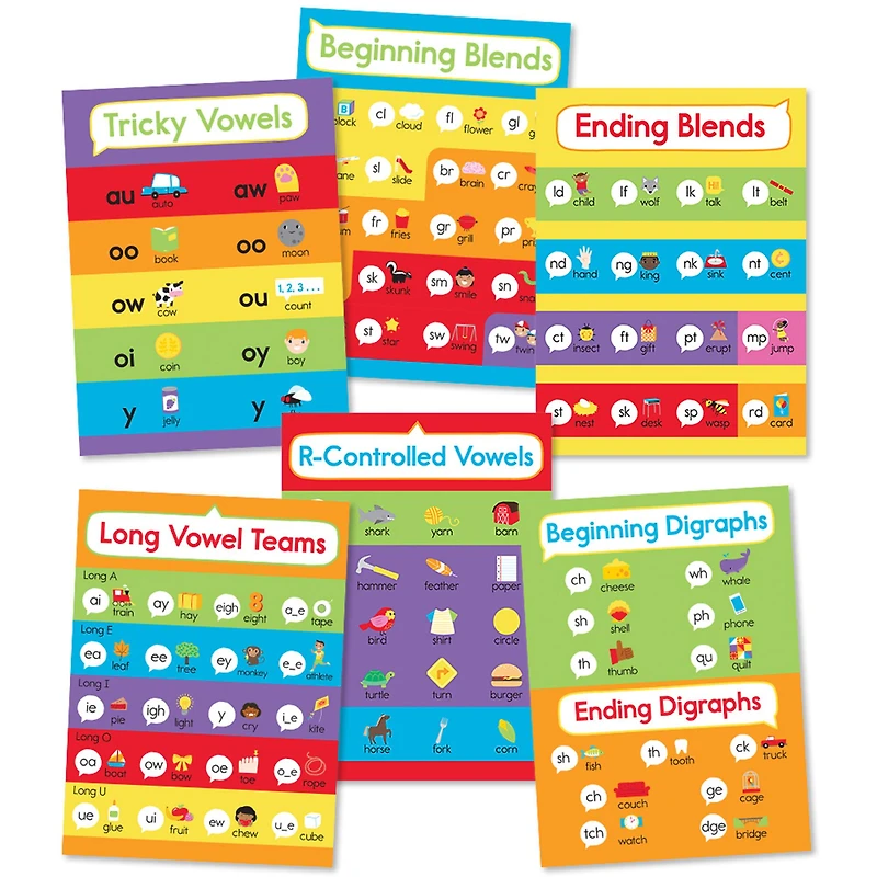 Carson Dellosa Education® Phonics Bulletin Board Set, 6ct.