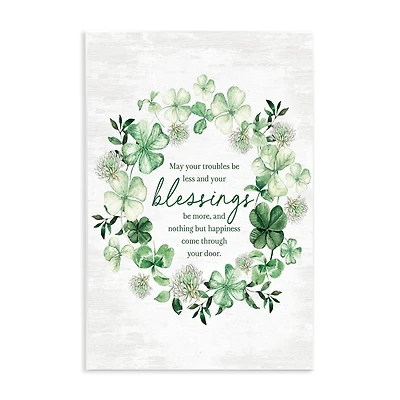 Stupell Industries Irish Proverb Wreath Wall Plaque Art