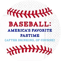 JAM Paper America's Favorite Pastime Cocktail Napkins, 32ct.