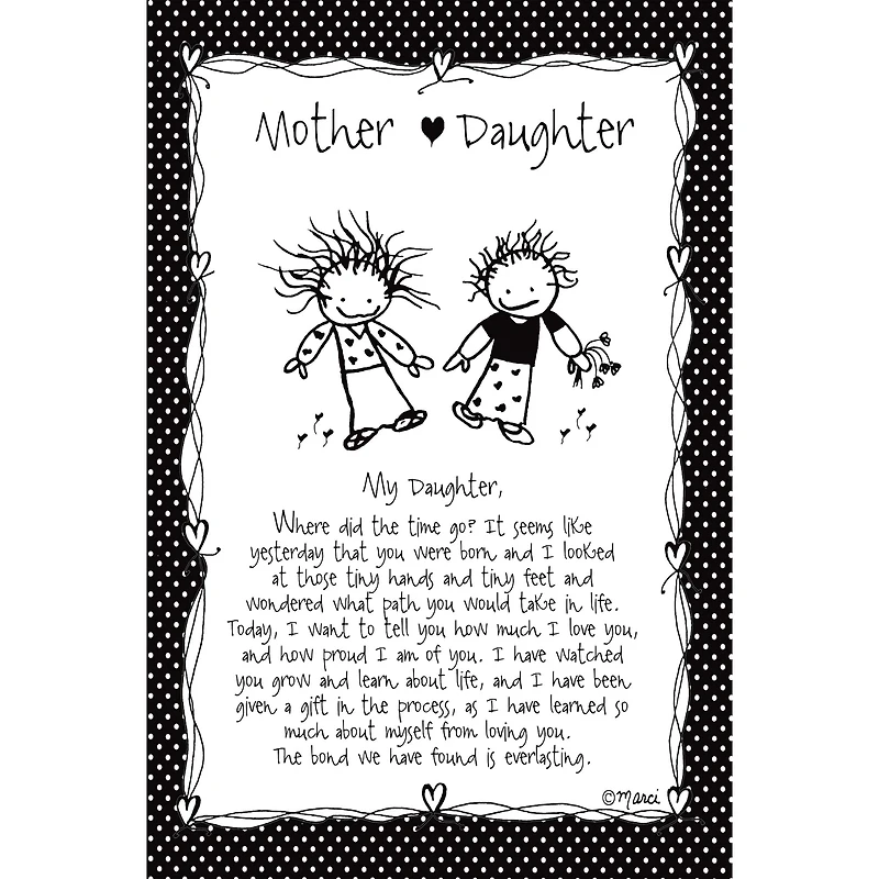Children of the Inner Light® by Marci Art Mother & Daughter - For Daughter Plaque