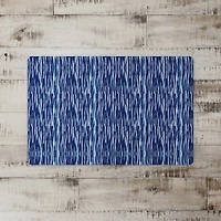 Indigo Reeds Floor Mat, 27" x 18"