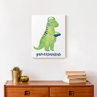Gamersaurus 11" x 14" Canvas Wall Art