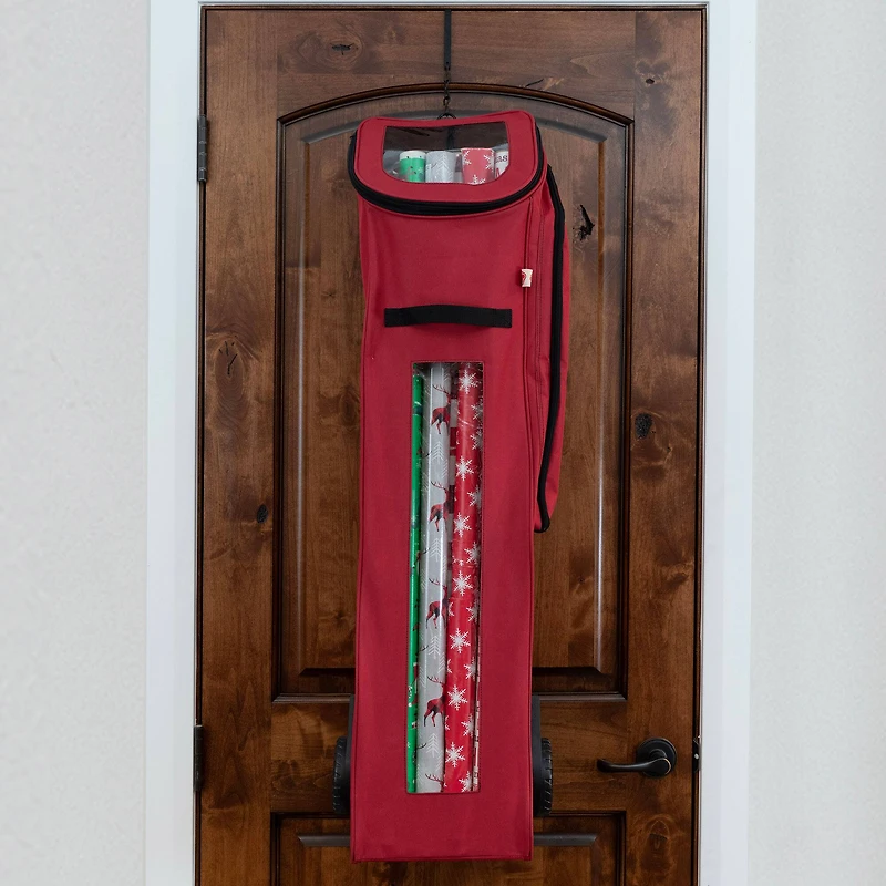 Santa's Bags EZ Roller 40" Wrapping Paper Storage Container