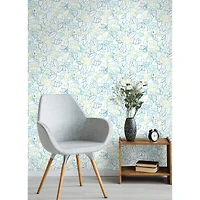 Arm of Casso Cool Floral Sequence Peel & Stick Wallpaper