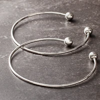 Charmalong™ Rhodium Faceted Bead Charm Bracelets by Bead Landing™