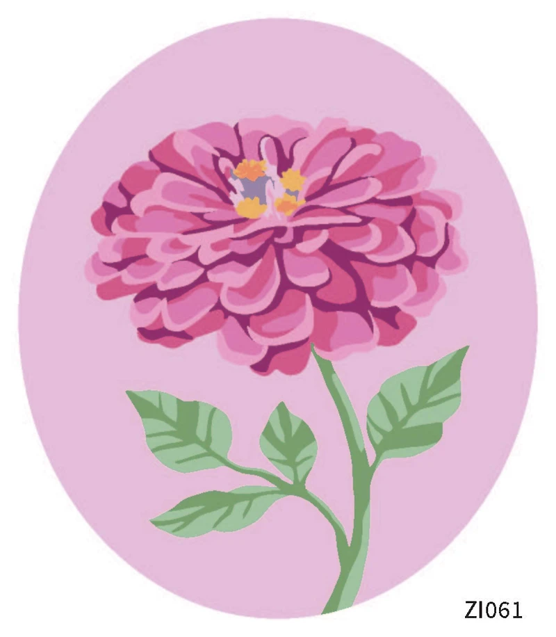 Zinnia Paint-by-Number Framed Mini KIt by Artist's Loft®